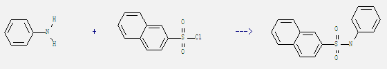 2-Naphthalenesulfonyl Chloride can react with aniline to get naphthalene-2-sulfonanilide